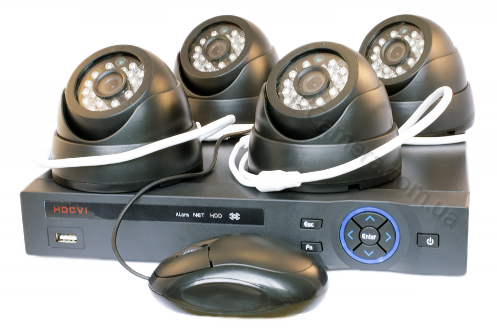 Аналоговый комплект видеонаблюдения на 4 камеры Winson WS-CVR9704 4pcs DC90083C - 1