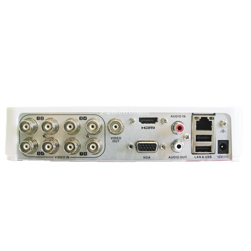 TurboHD аналоговый видеорегистратор на 8 каналов Hikvision DS-7108HQHI-F1/N 2МП - 1
