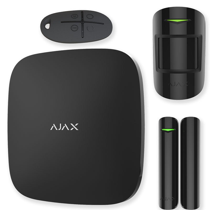 Комплект беспроводной сигнализации Ajax StarterKIT черный