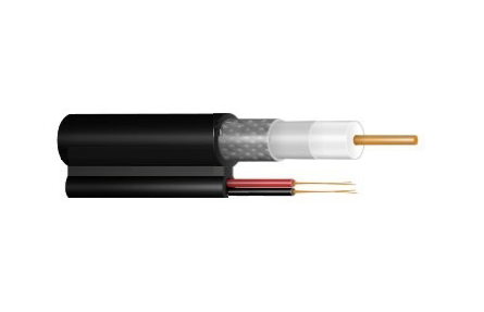 Коаксиальный кабель 59 серии c дополнительными токоведущими проводниками - 17385