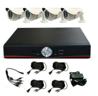 Аналоговый комплект видеонаблюдения на 4 камеры Winson WS-CVR9704 4pcs IR90554C