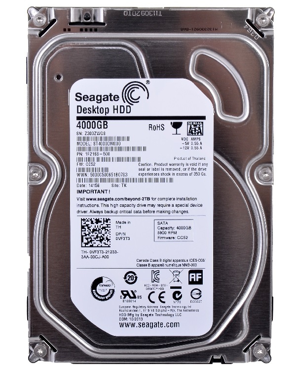 Seagate Desktop HDD 4TB ST4000DM000 - 17317