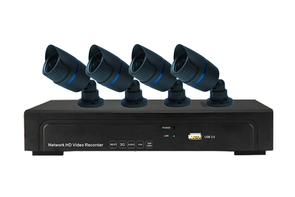 Комплект IP видеонаблюдения на 4 камеры Winson NVR 4 канала PoE