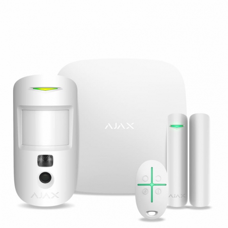 Комплект Ajax Starter Kit Cam Plus White